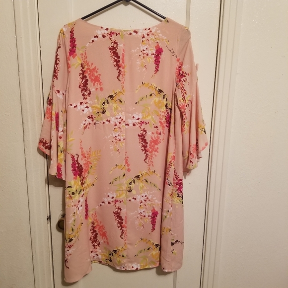 Worthington Floral Midi Dress M - Picture 6 of 7